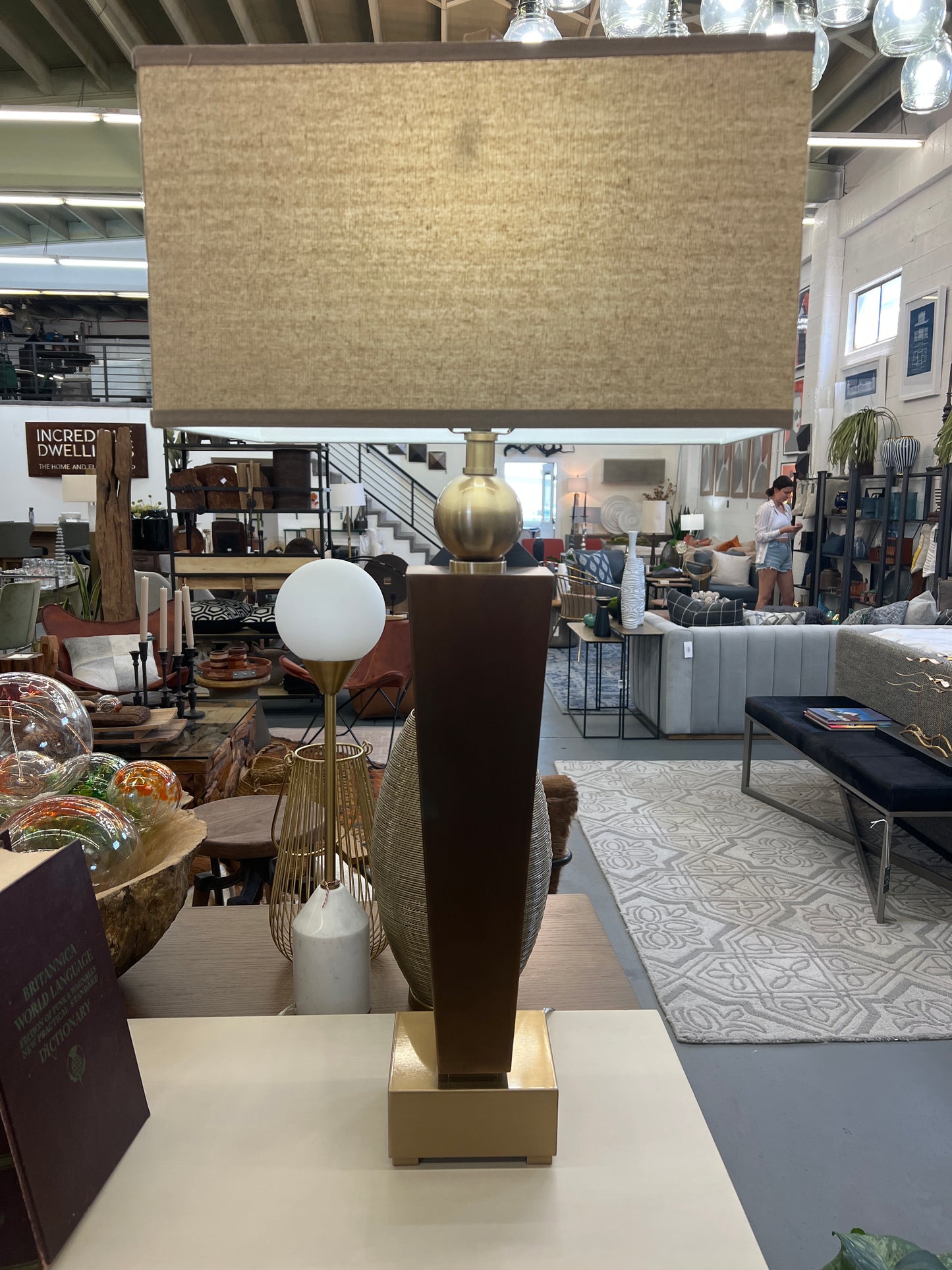 LG Brown Lamp