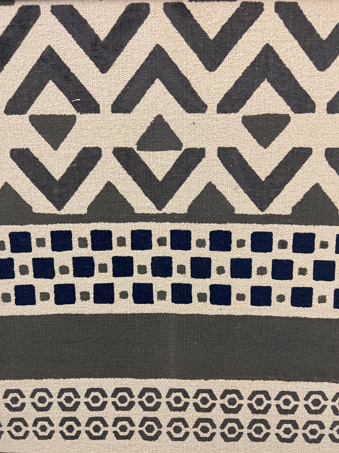 Woven Frames Art Blue