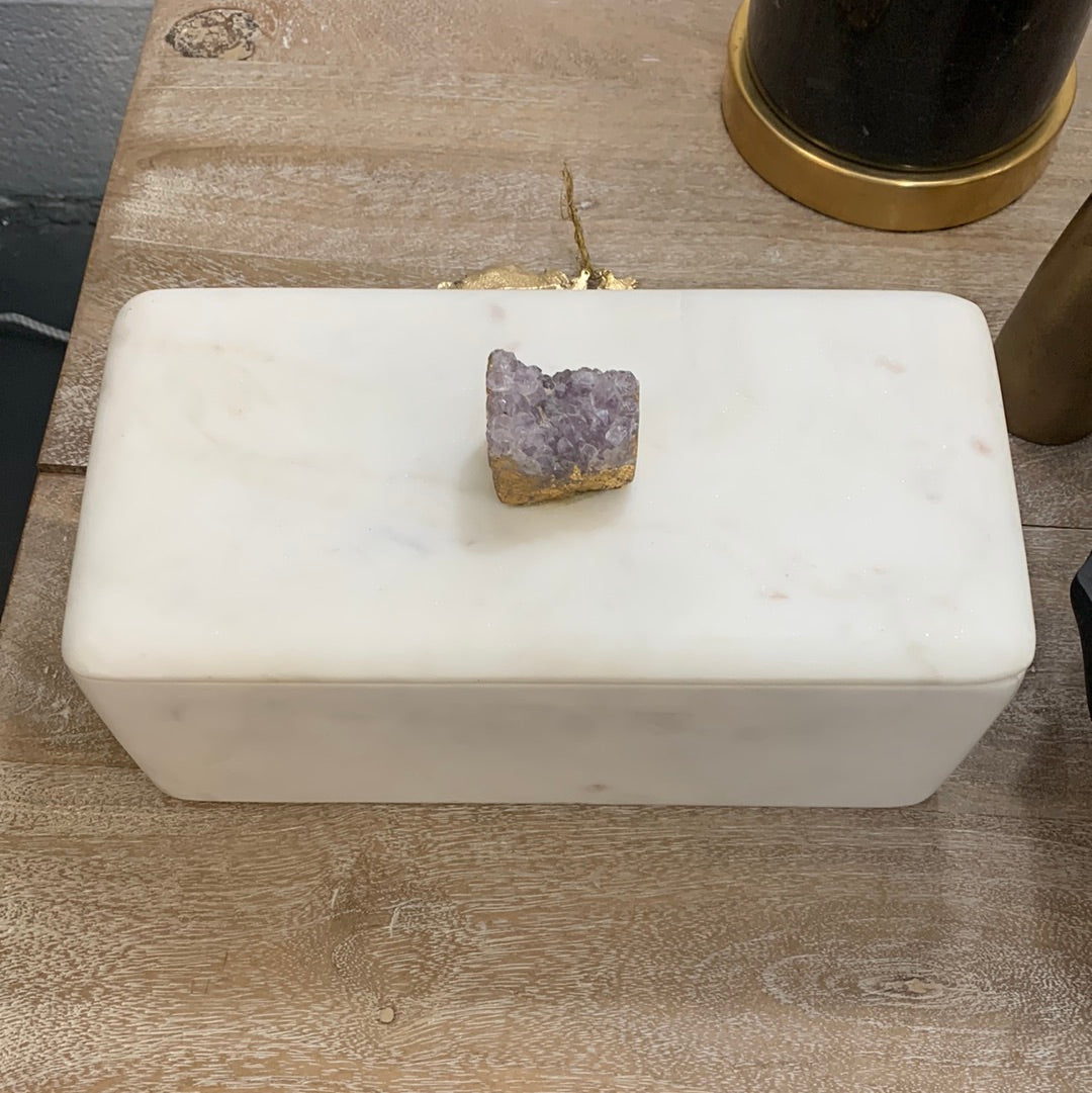 Marble jewelry box