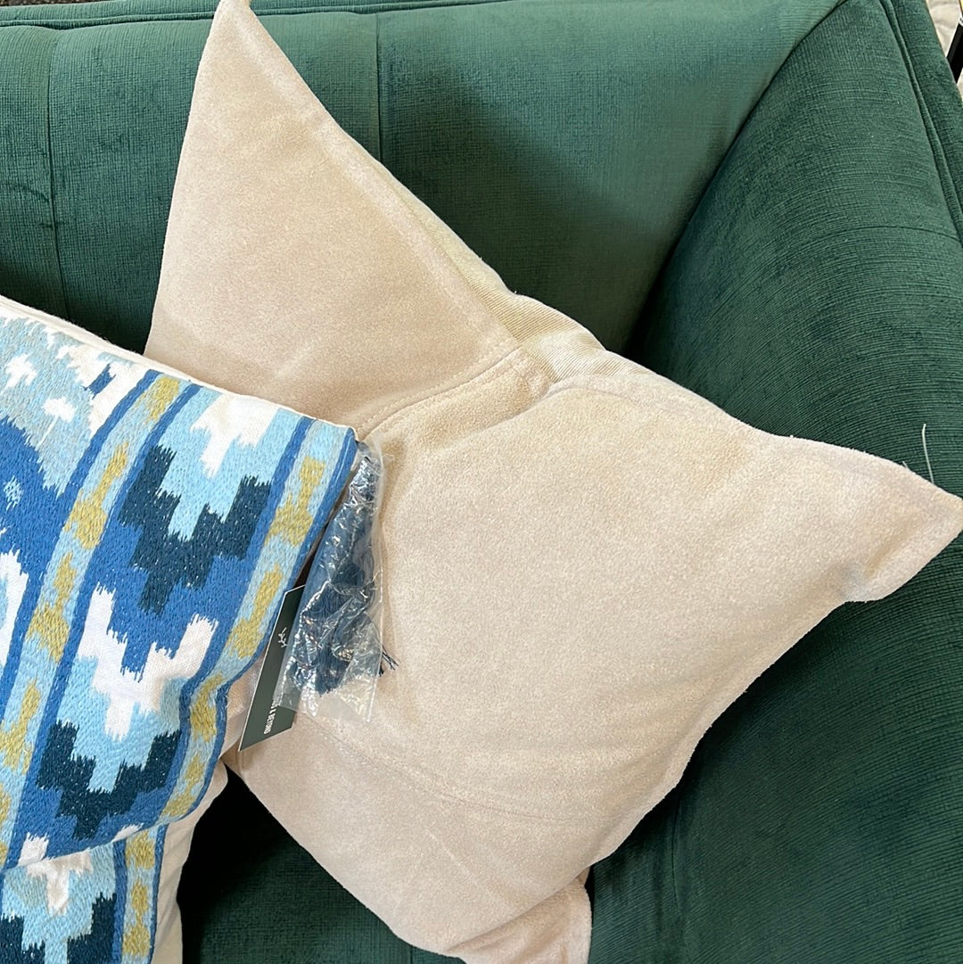 Leather pillow