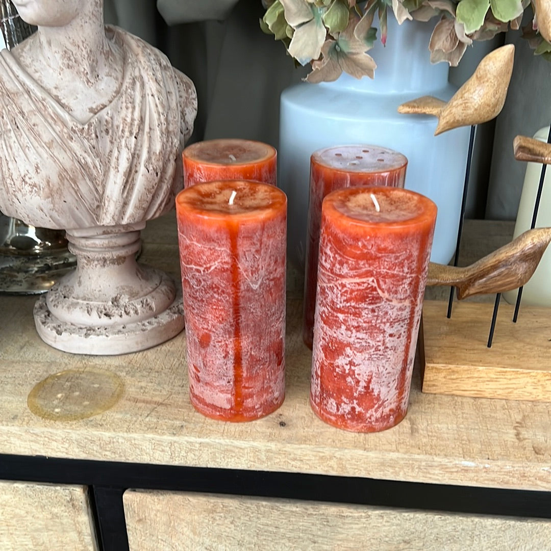Pumpkin spice candle