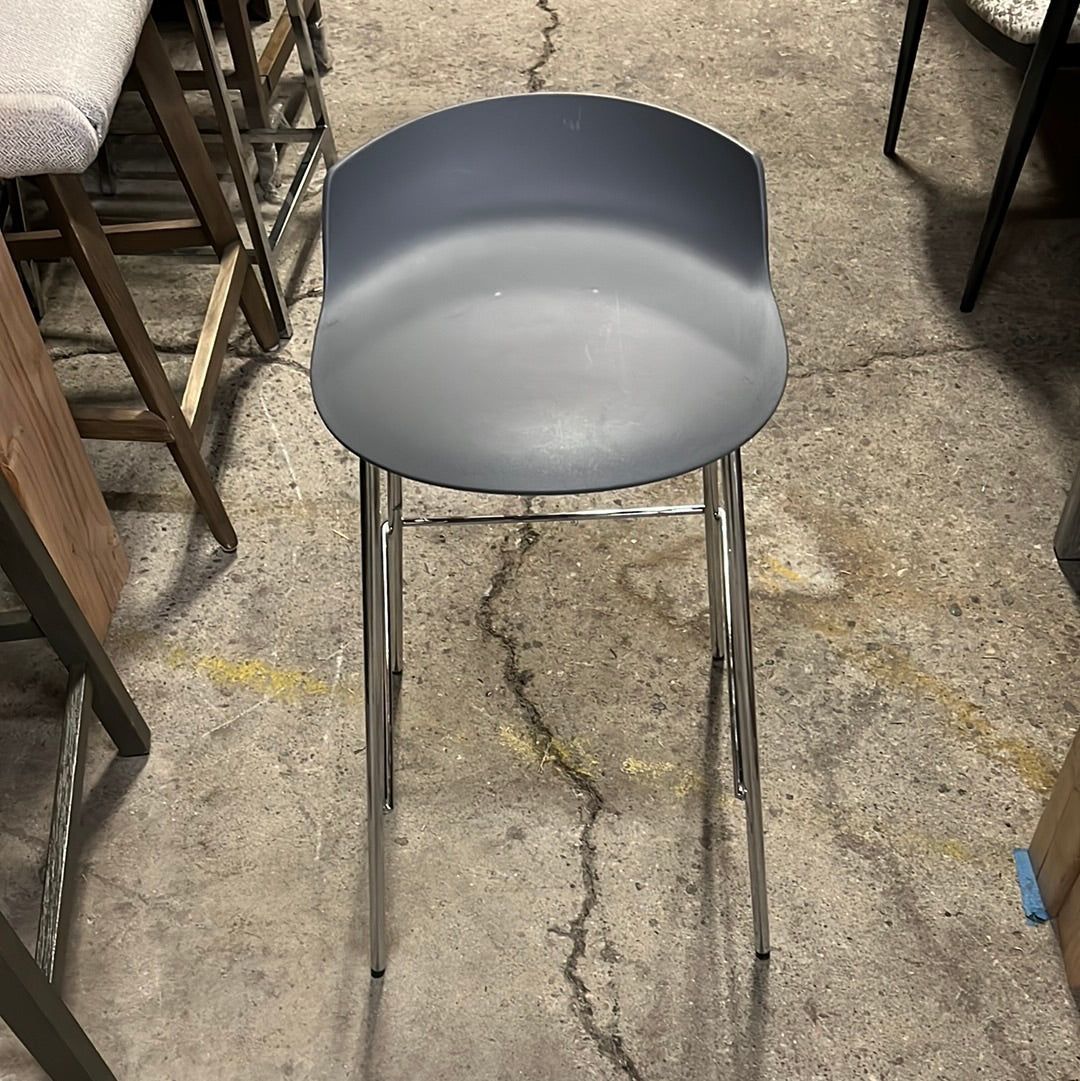 Grey counter stool