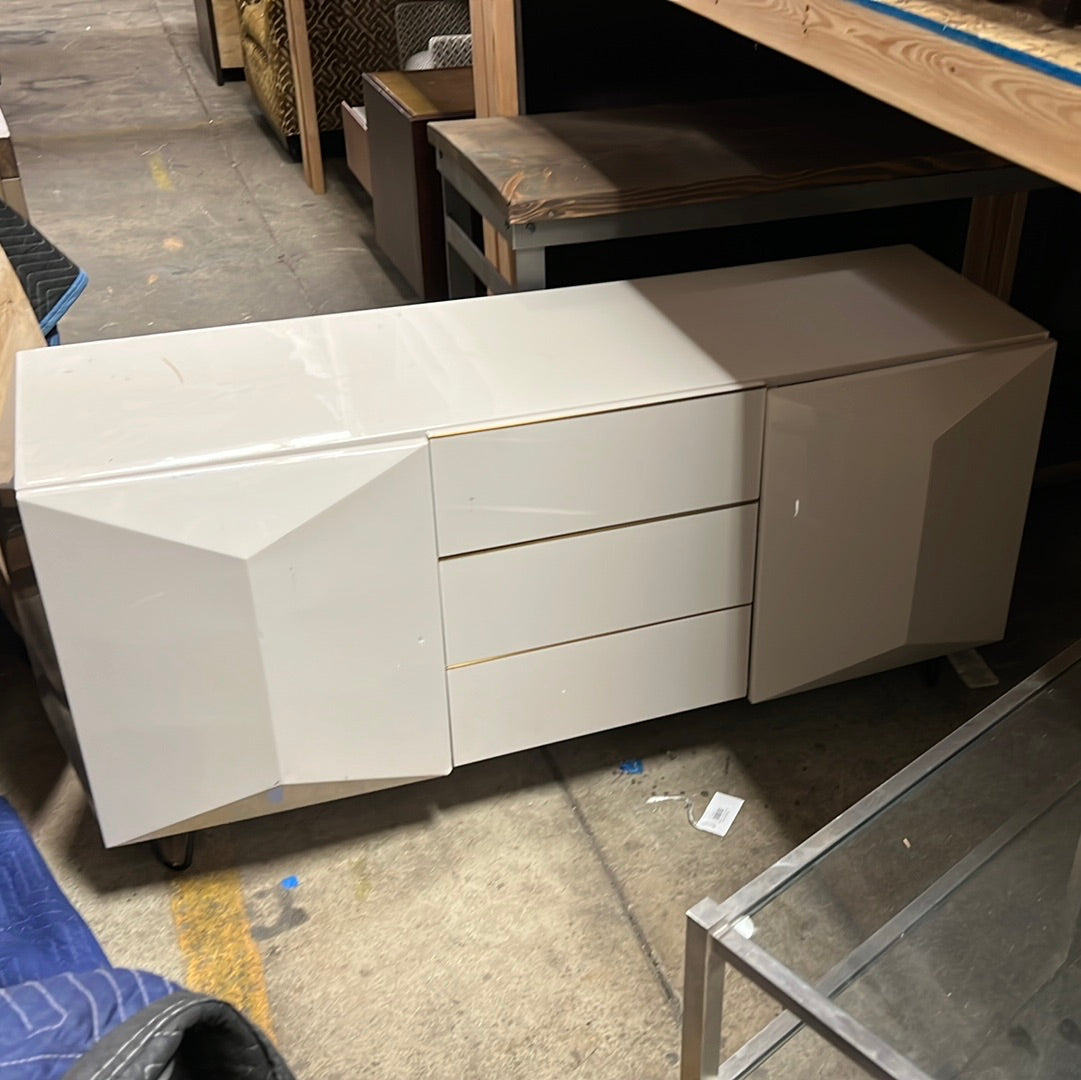 White side board