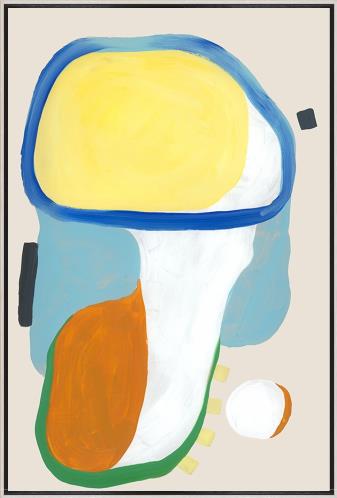 Giant Stomp VII Framed Canvas Art