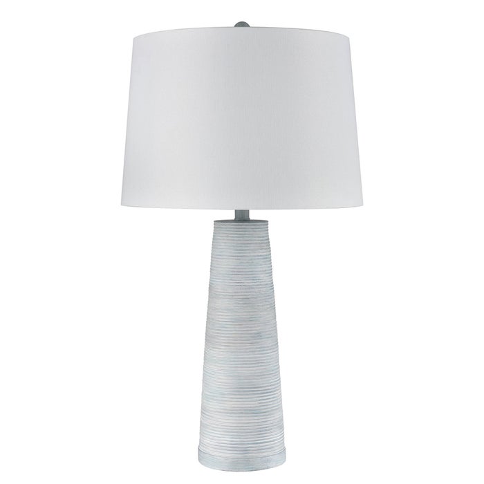 Sky Blue Washed Cone 31" Table Lamp