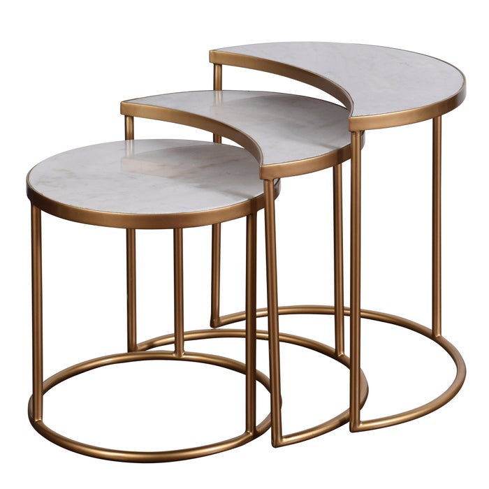 Three Moon Nesting Table (Set of 3)