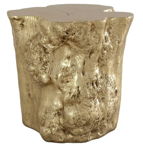 Gold Log Coffee Table