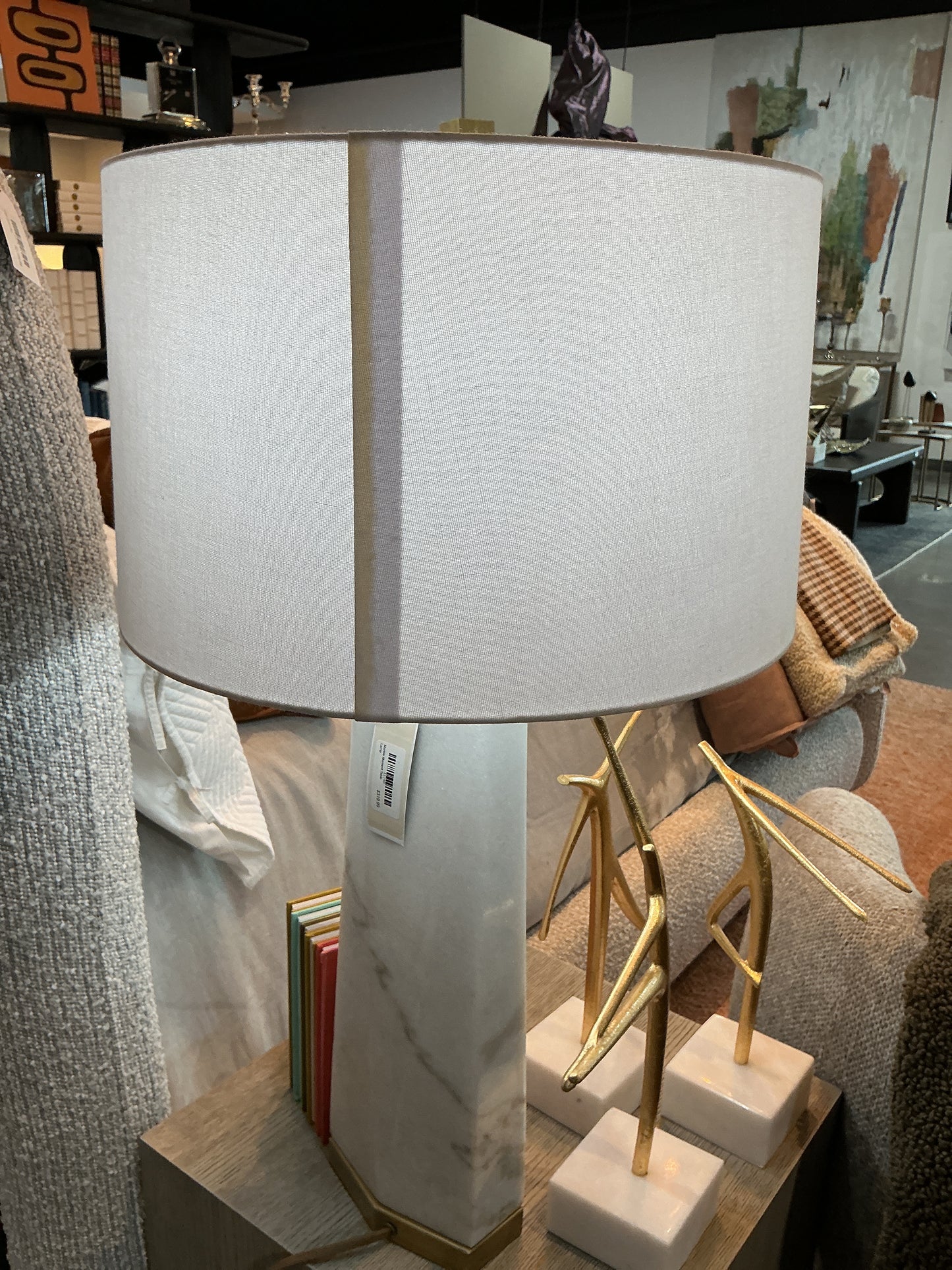 Marble moment table lamp