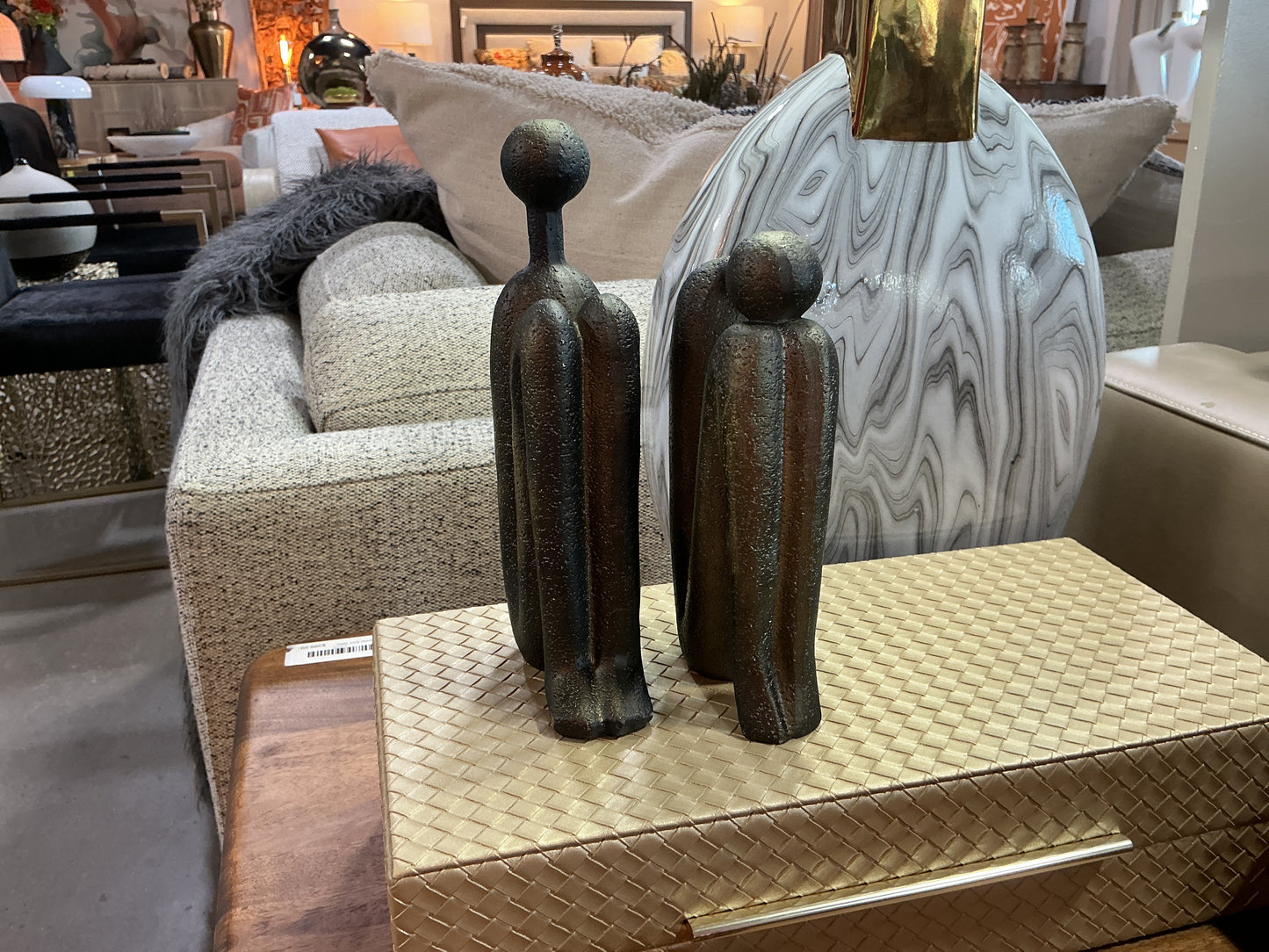 People Sitting Sculpture