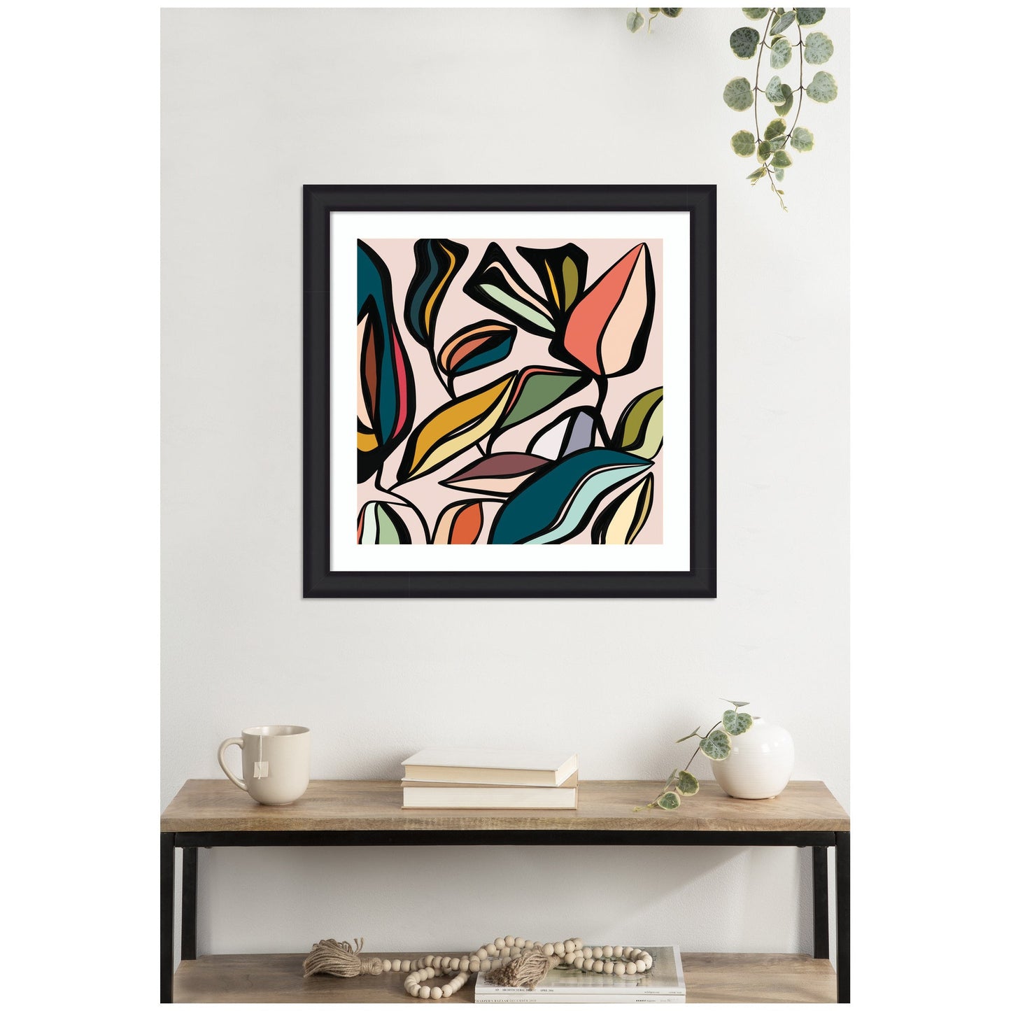 Fanciful Ficus SQ Expansion by Alicia Bock Framed Wall Art Print