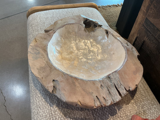 Capiz Decorative Bowl
