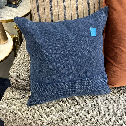 Blue throw