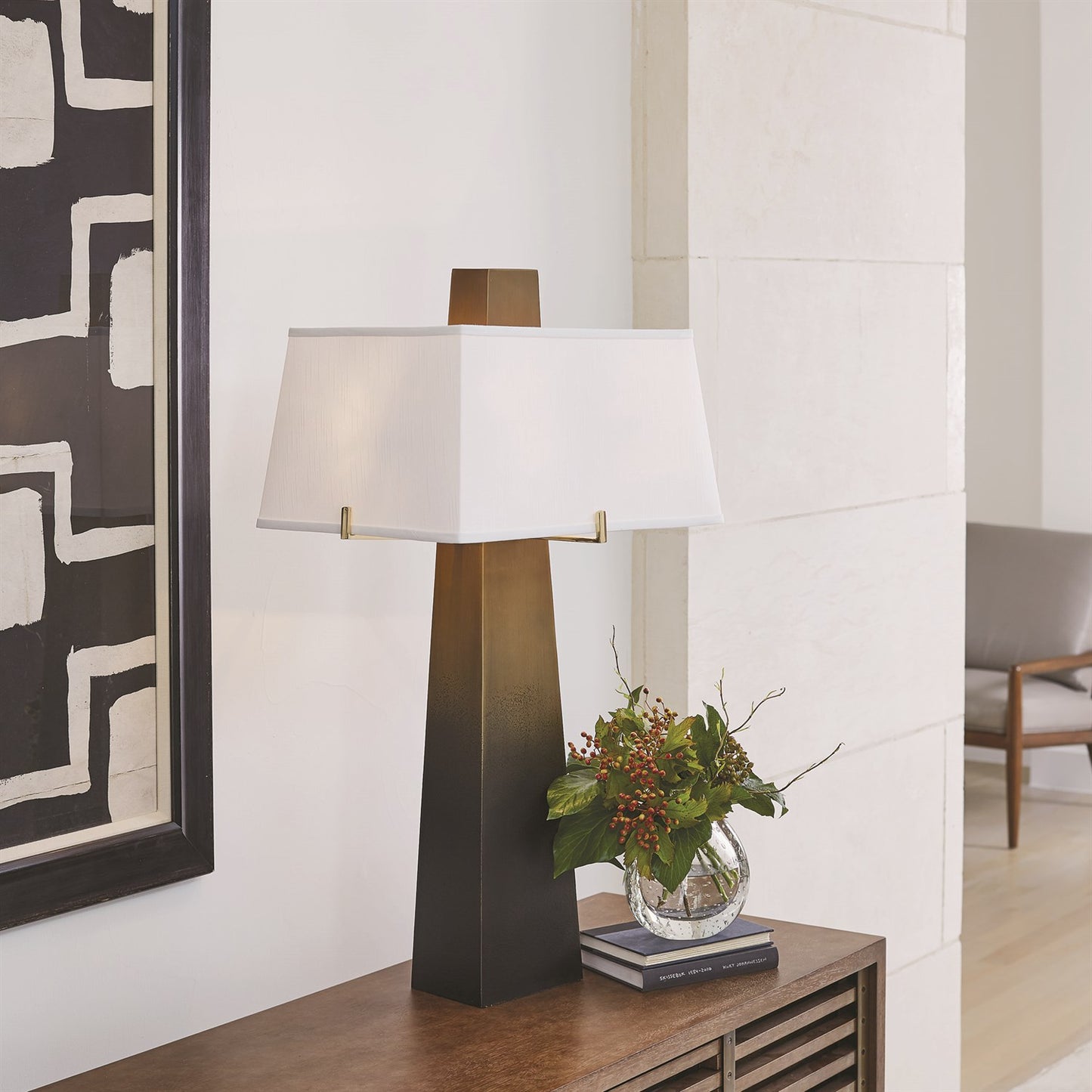 Stoic Lamp Ombre Brass