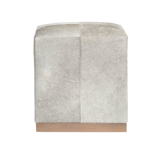 Felix Small Leather Ottoman