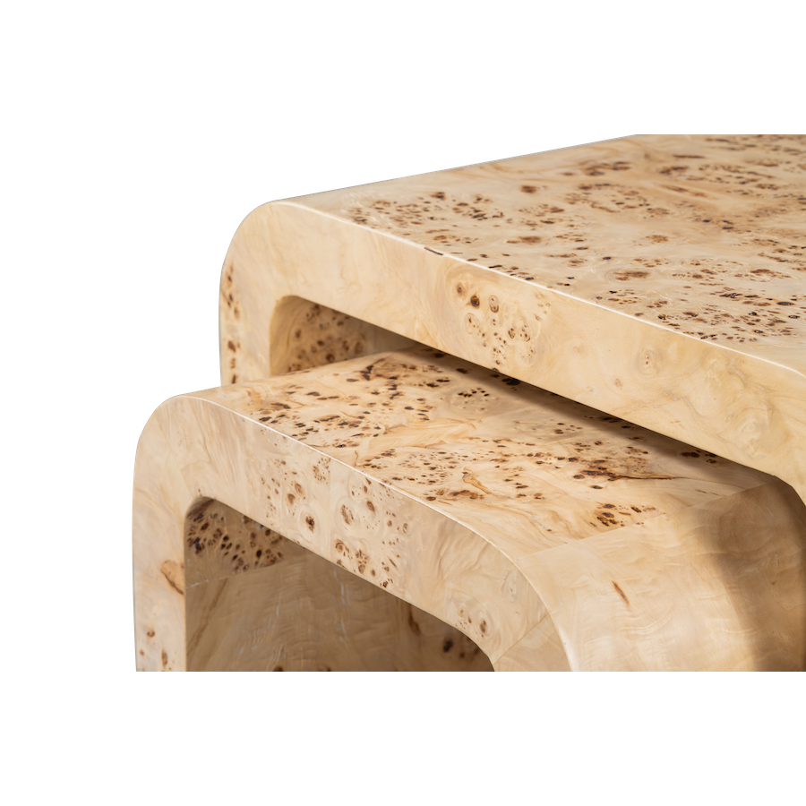 Brea Toasted Burl Nesting Tables