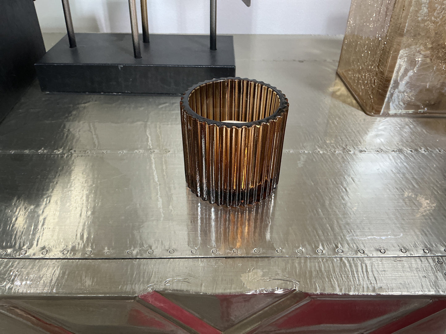 Small Glass Candle Cup