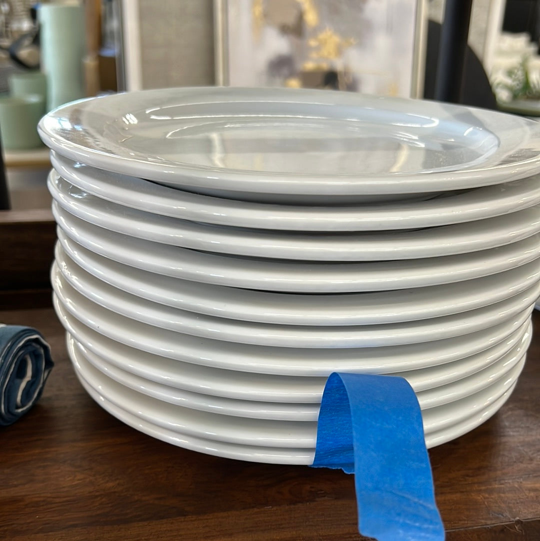 White plate