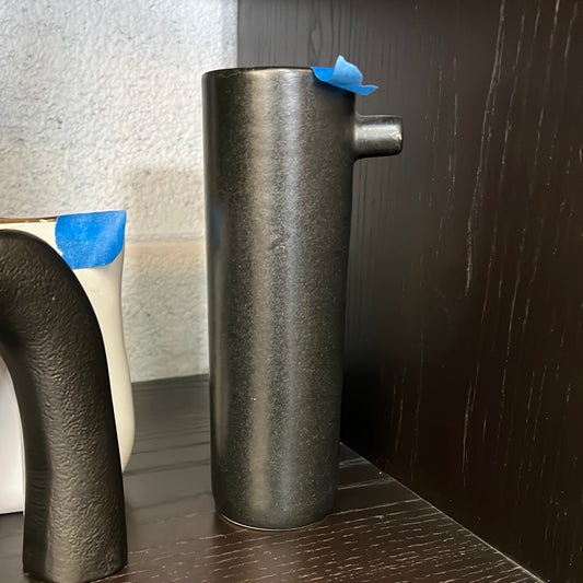 Black vase