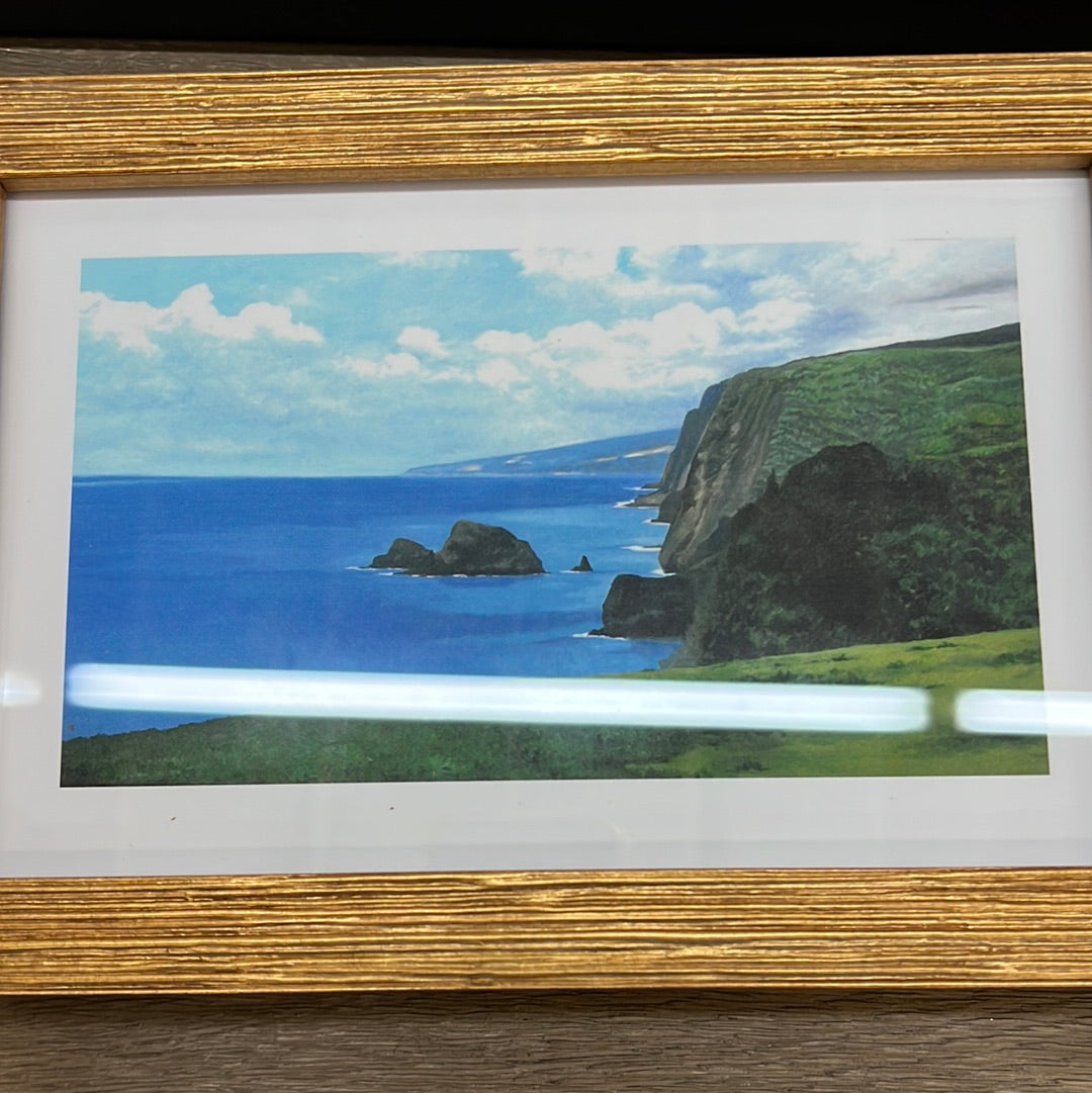 Maui Prints in antique frame
