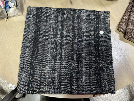 Black and white striped pattern pillow cover