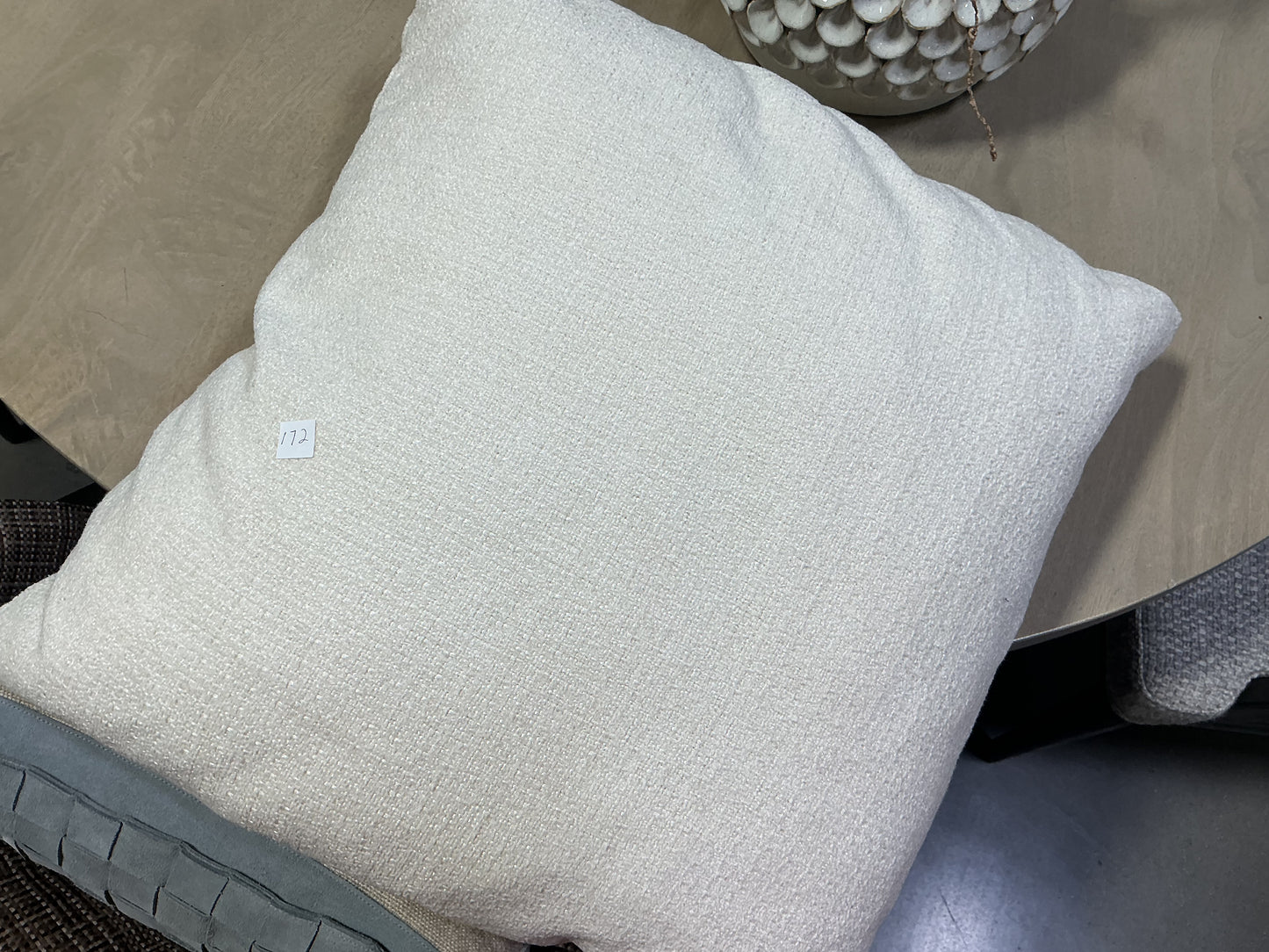 Cream pillow cover