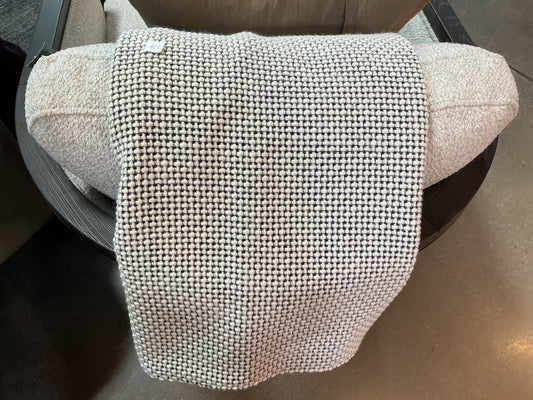 Black and white throw