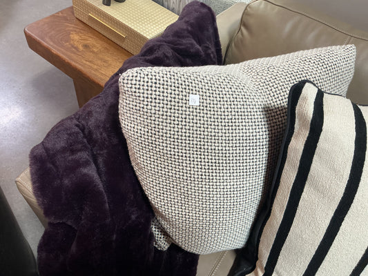 Black and white pillow cover