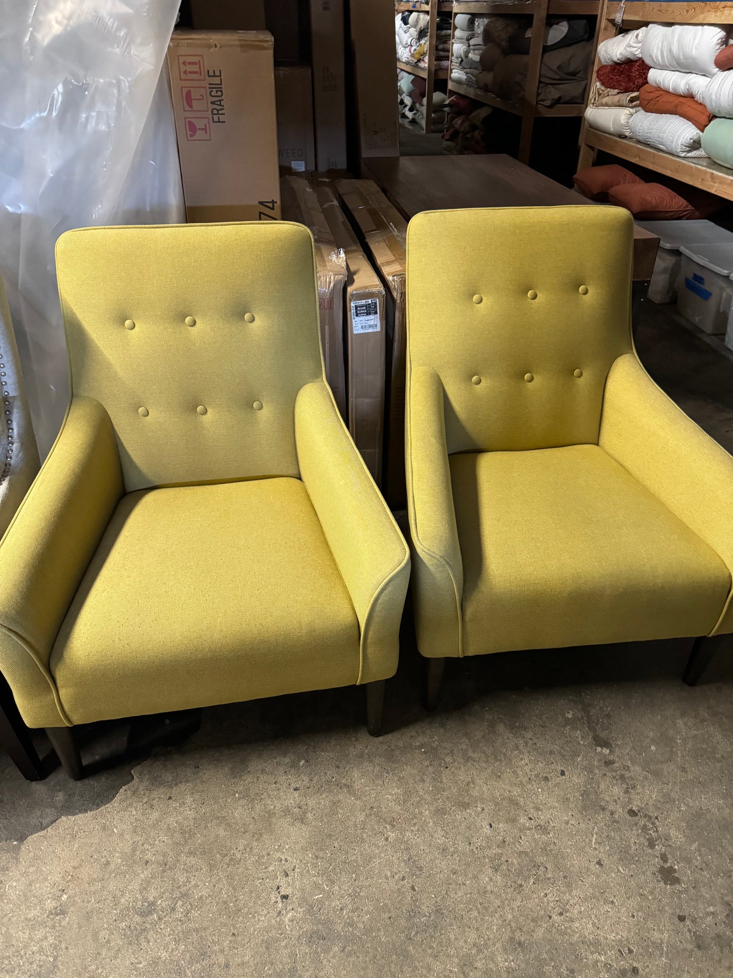 Plain Yellow Side Chair