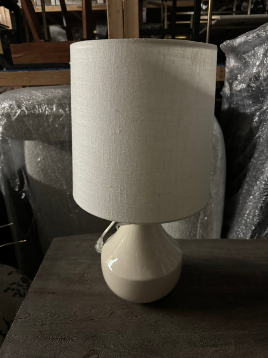 Tall Shade White Table Lamp