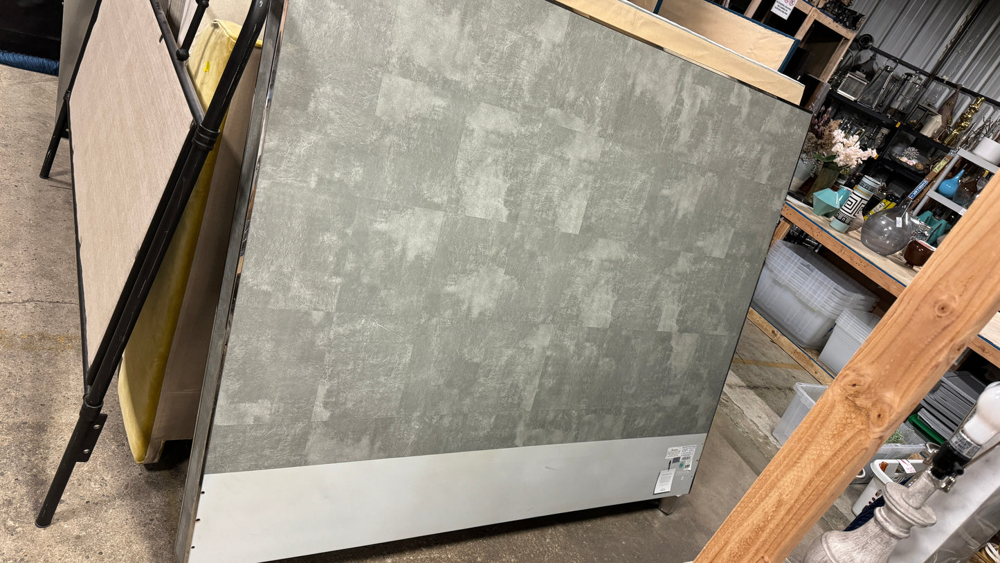 King Headboard Grey Wood