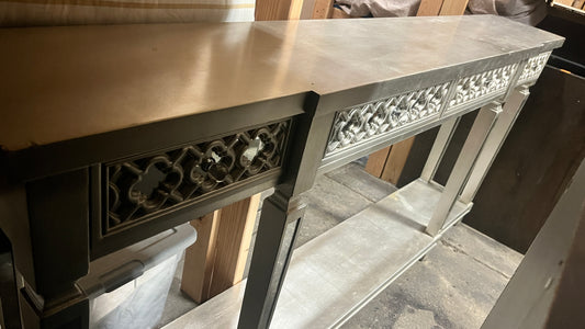 Silver Long Console