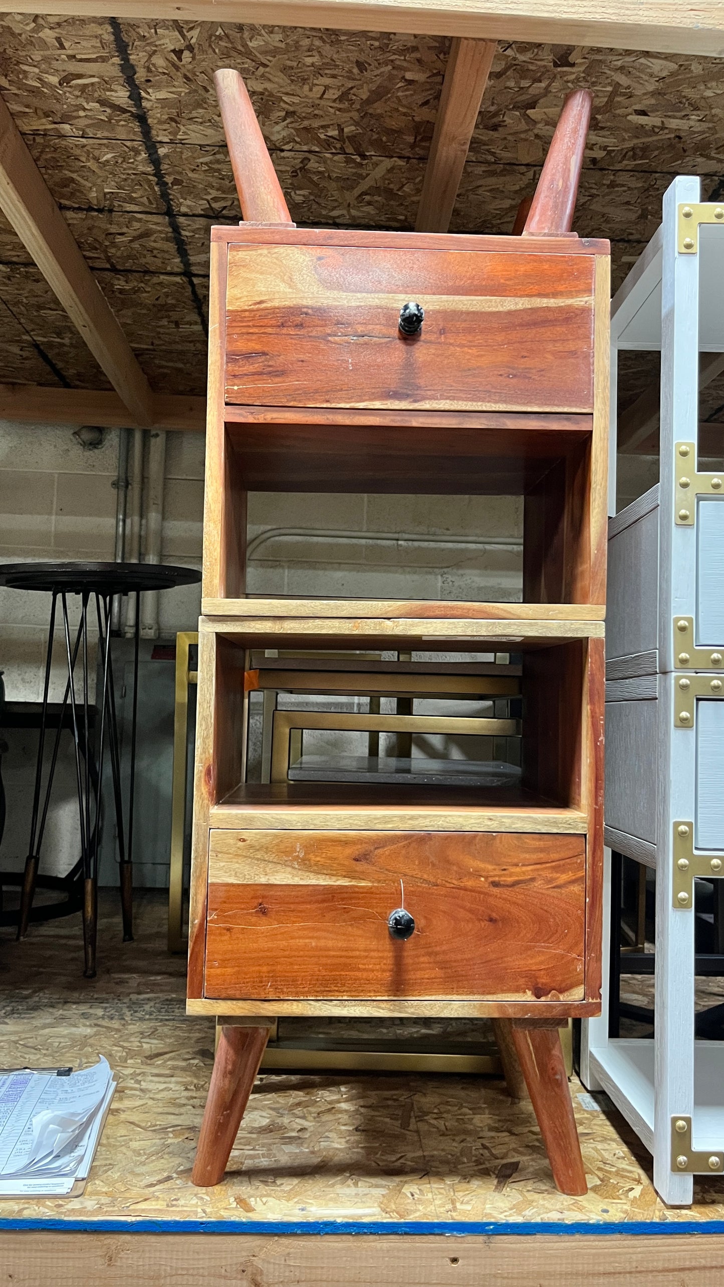 Cherry Wood Nightstand