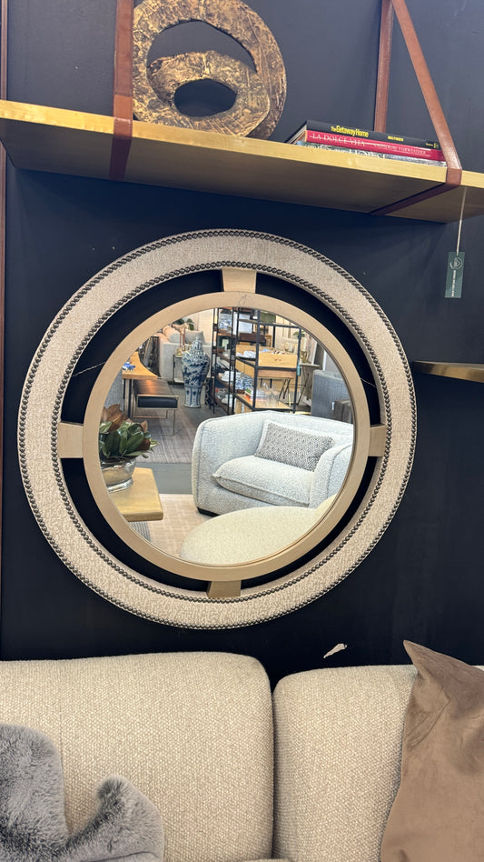 Upholstered mirror