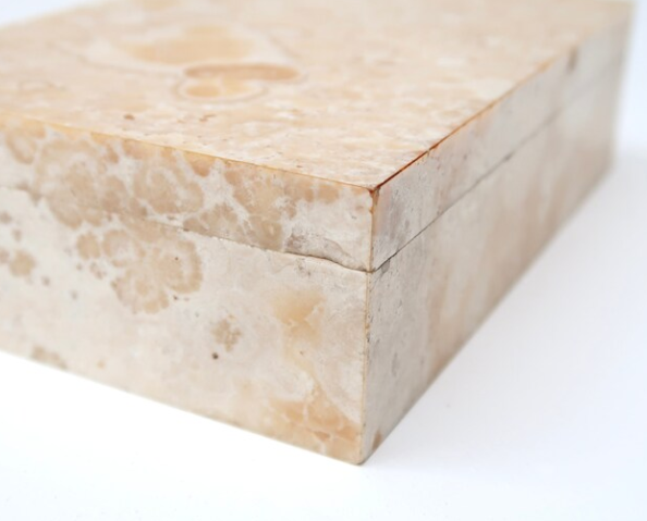 Stone Marble Jewelry Box