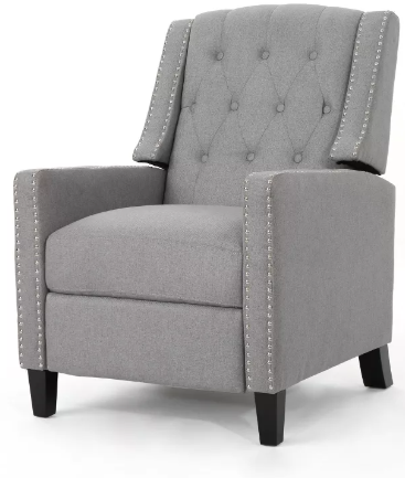 Tufted Fabric Recliner