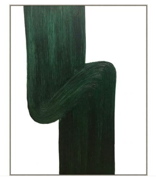 Green Swirl Canvas Wendover
