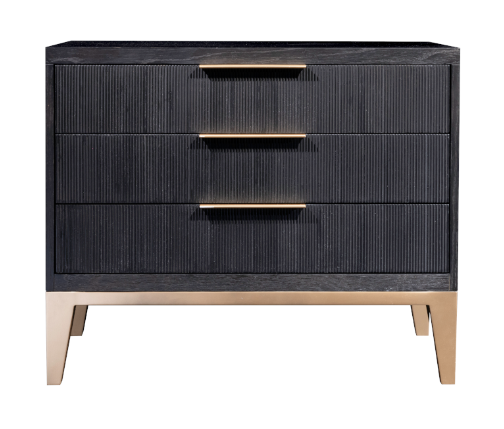 CALEB THREE DRAWER NIGHTSTAND