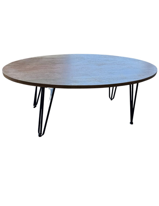 Oval Wooden Coffee Table