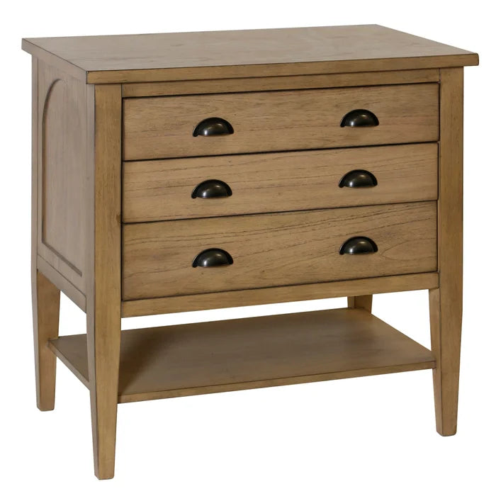 Natural 3 Drawer Bachelor Chest