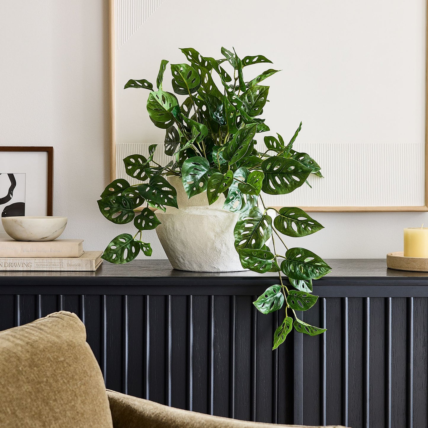 Faux Trailing Monstera