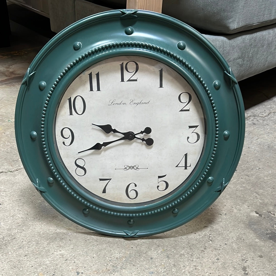 Clock Wall Green