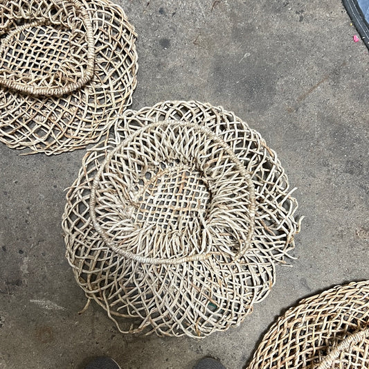 Straw basket art medium