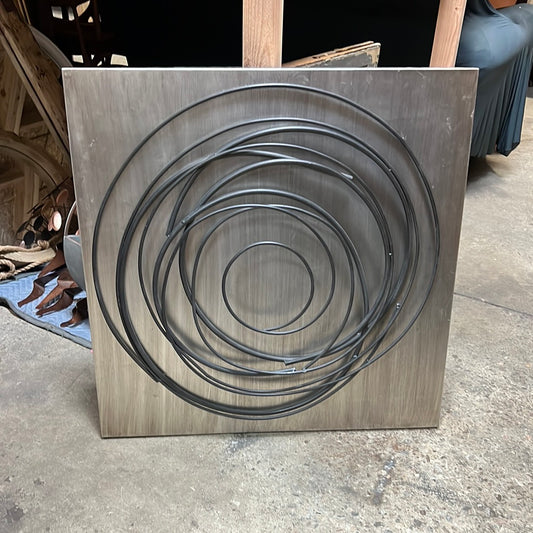 Metal spiral art