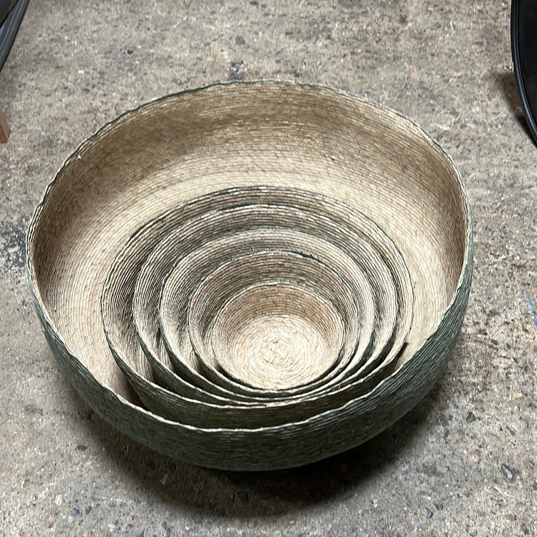 Circle basket set of 6