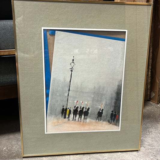 Light pole print in frame