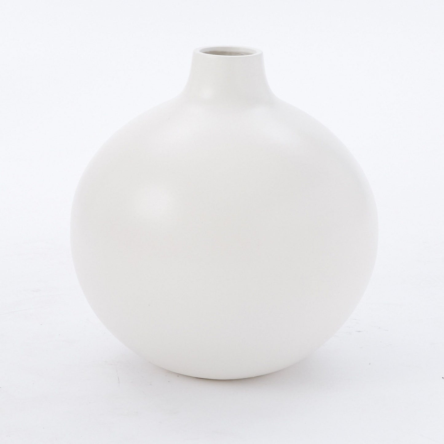 Oversized Pure White Ceramic Vase