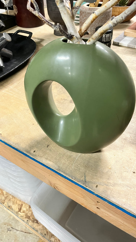 Sporvil Green Vase