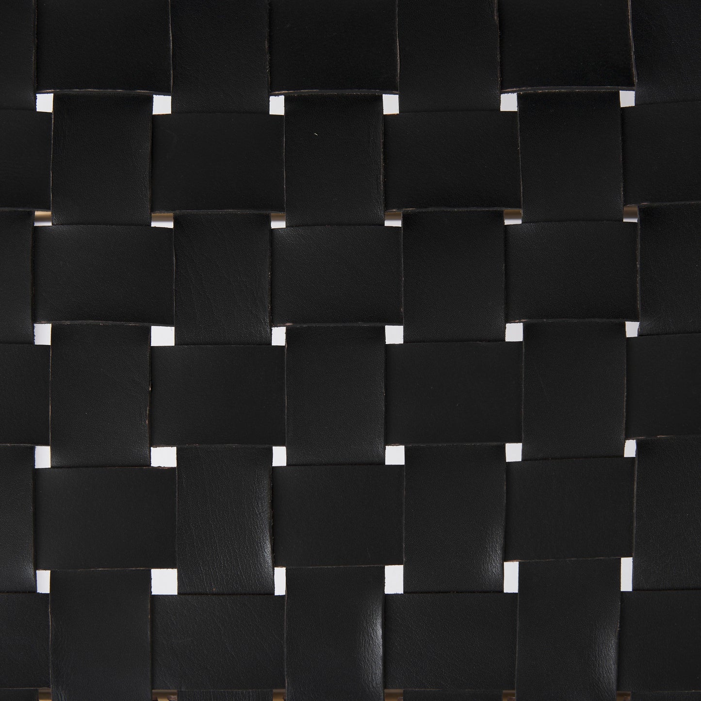 Clarissa Black Leather Stool