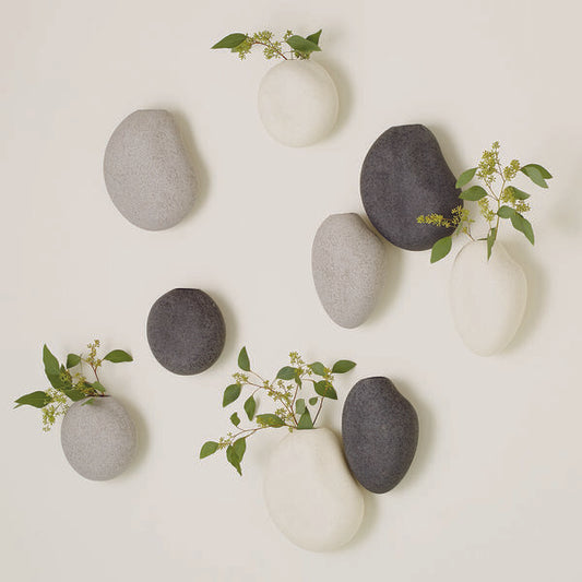 Pebble Wall Vases