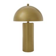 MTL TABLE LAMP GLD 14"W, 22"H